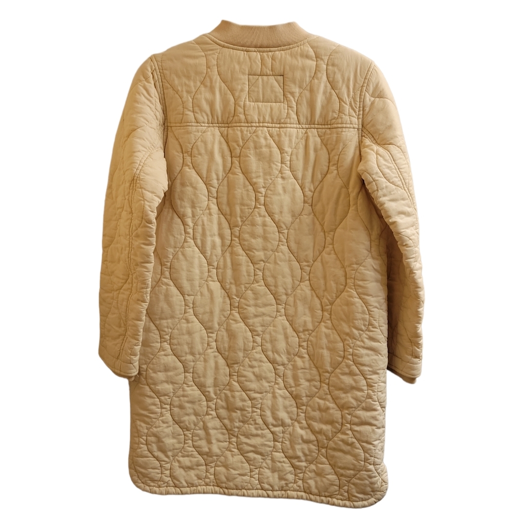 7 For All Mankind Tan Quilted Jacket - Picture 2 of 5